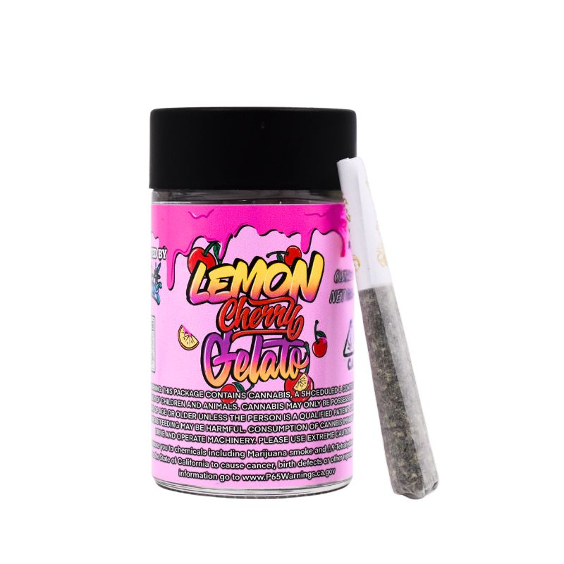 Stuffed Cherry Gelato Pre-Rolls – 3.5 Grams (7 Joints)